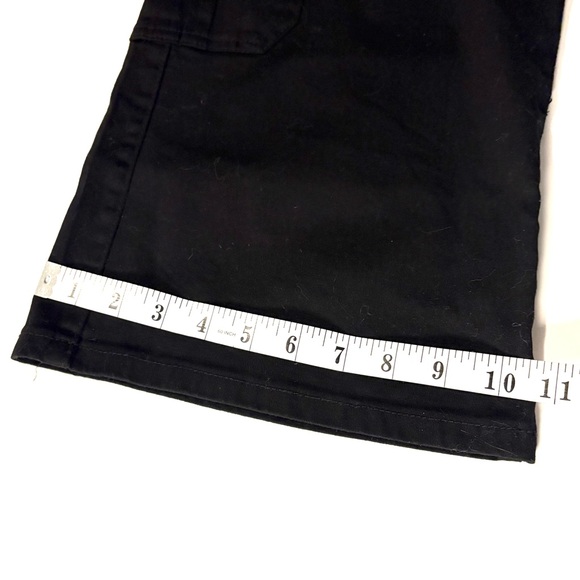 Women’s Hot Topic Black Cargo Pants, Sz 28 waist, wide leg style, NWT. - Picture 9 of 13